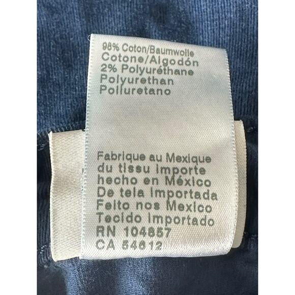 Adriano Goldschmied Pants Womens 27 Super Skinny Legging Ankle Blue Corduroy - Picture 9 of 9